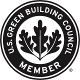LEED logo, US Green Building Council Member, Sustainable products